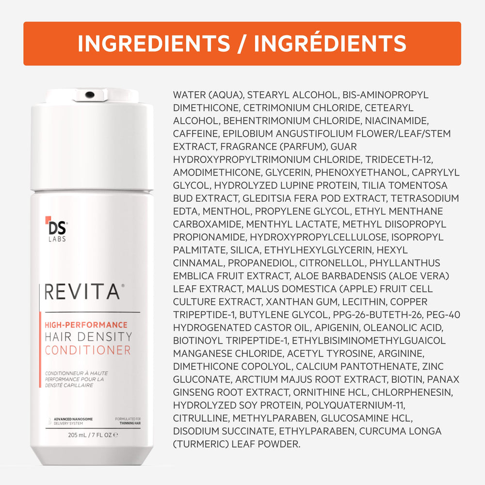 DS Labs Revita daily-use guide illustrating easy routine for consistent results