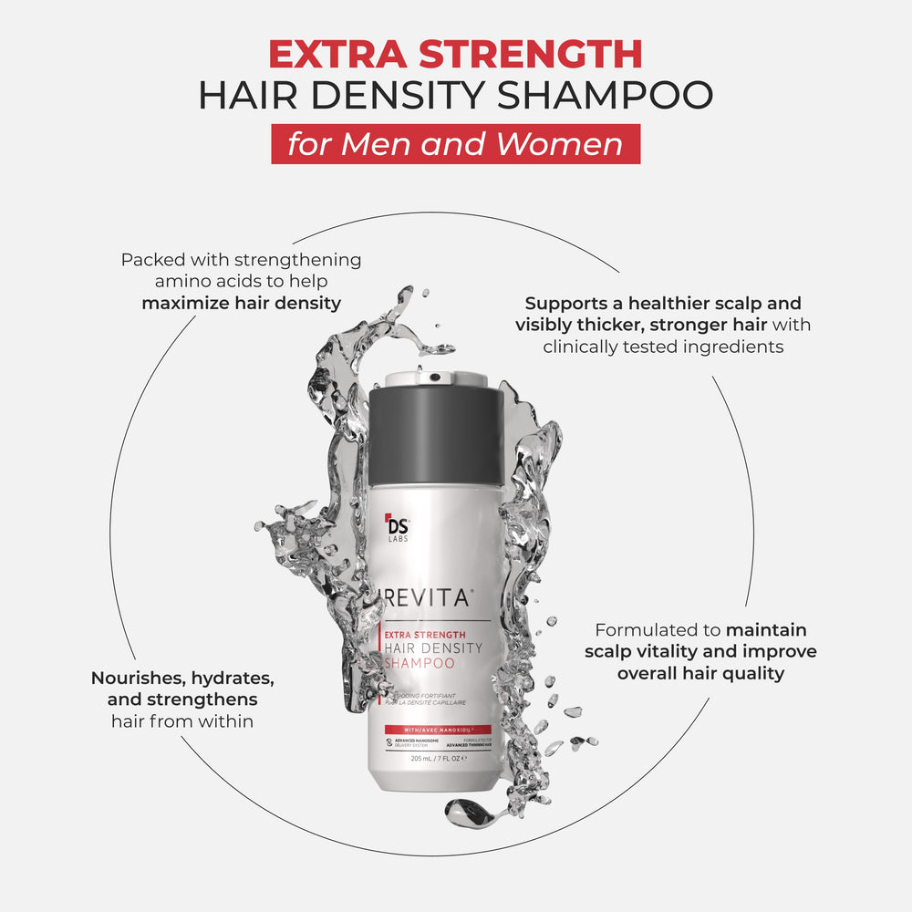 DS Labs Revita silky hair feel indicates lightweight hydration