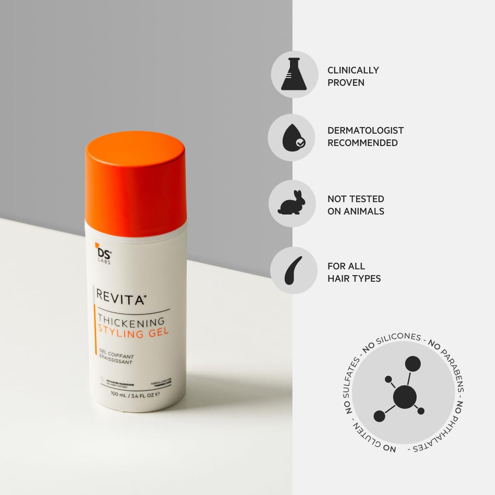 Revita gel dries clean with no flakes after set