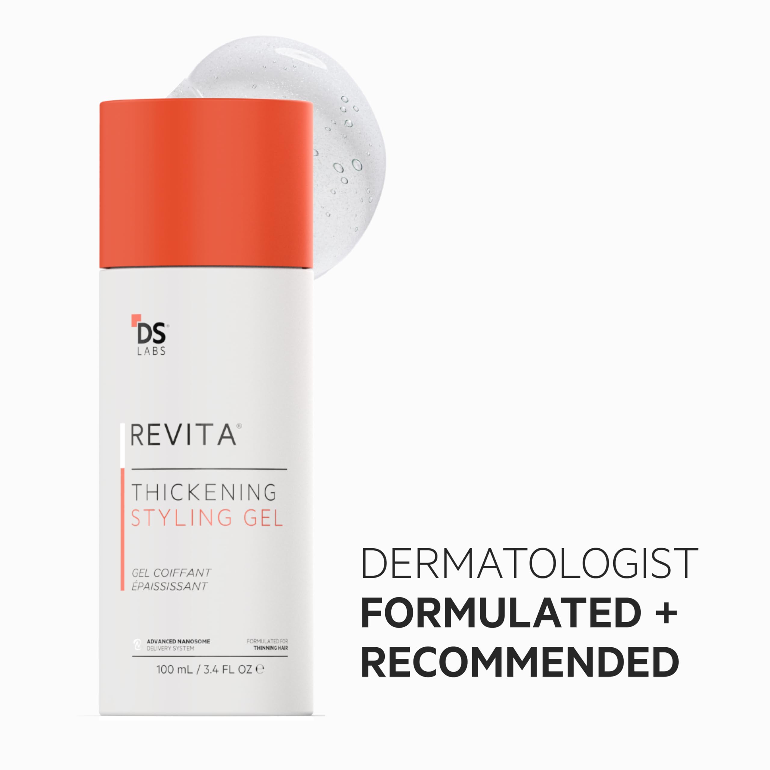 Water-based Revita gel provides smooth glide during application