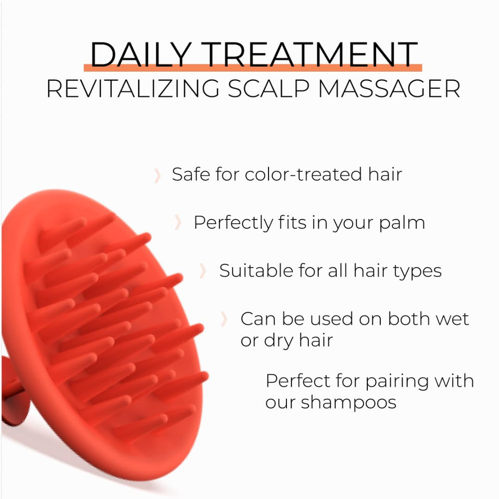 DS Laboratories Revitalizing Scalp Brush compact, travel-friendly for on-the-go cleansing.