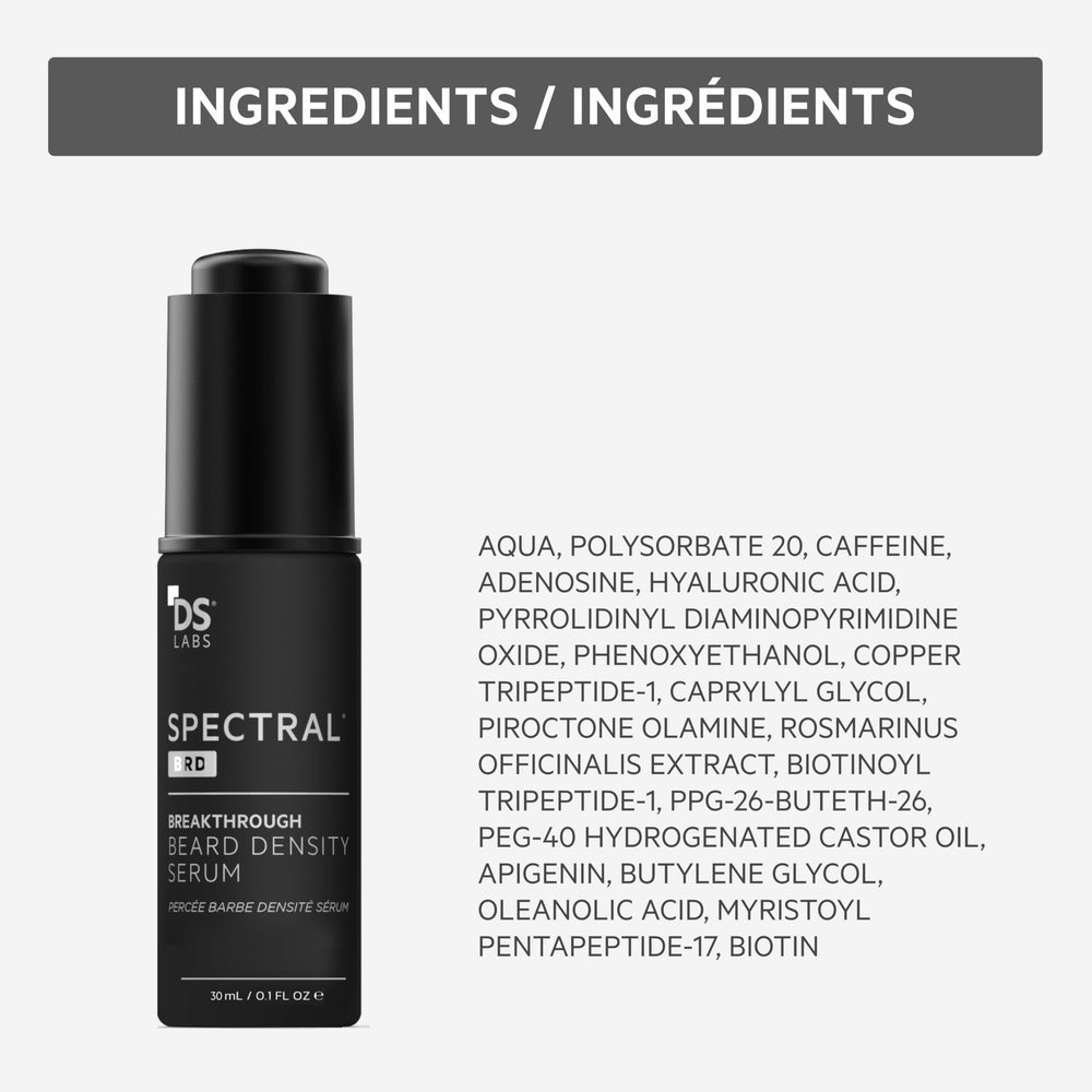 DS Labs Spectral.BRD non-greasy finish on skin after application.