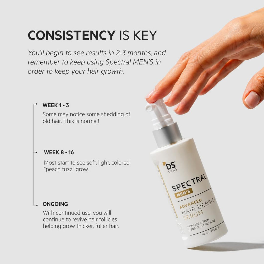 DS Laboratories Spectral Men’s Serum supports all hair types in versatile styling.