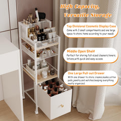 Dsmadn makeup cart assembly view highlights sturdy frame and simple setup
