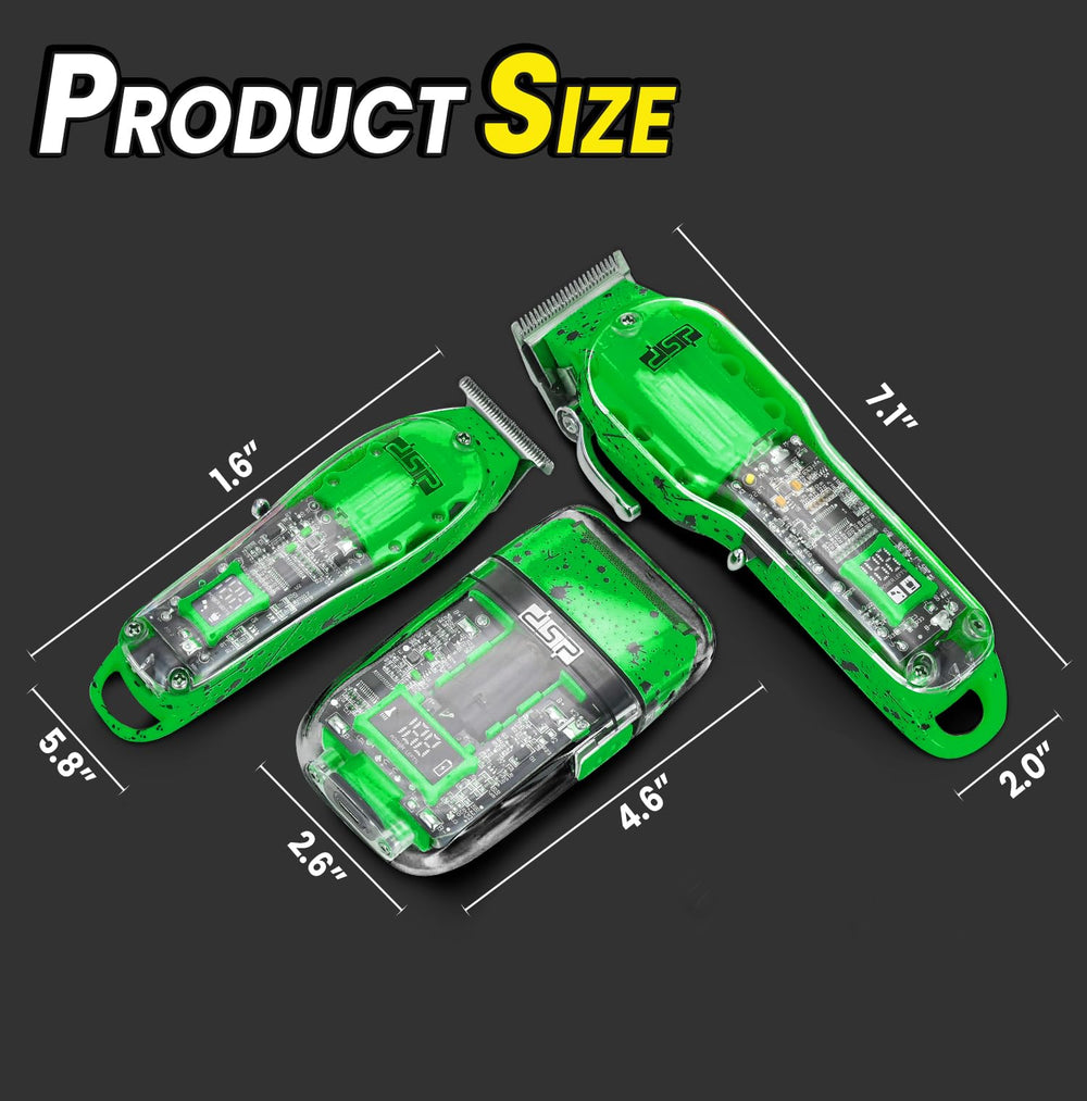 DSP copper motor delivers enduring power for frequent grooming.