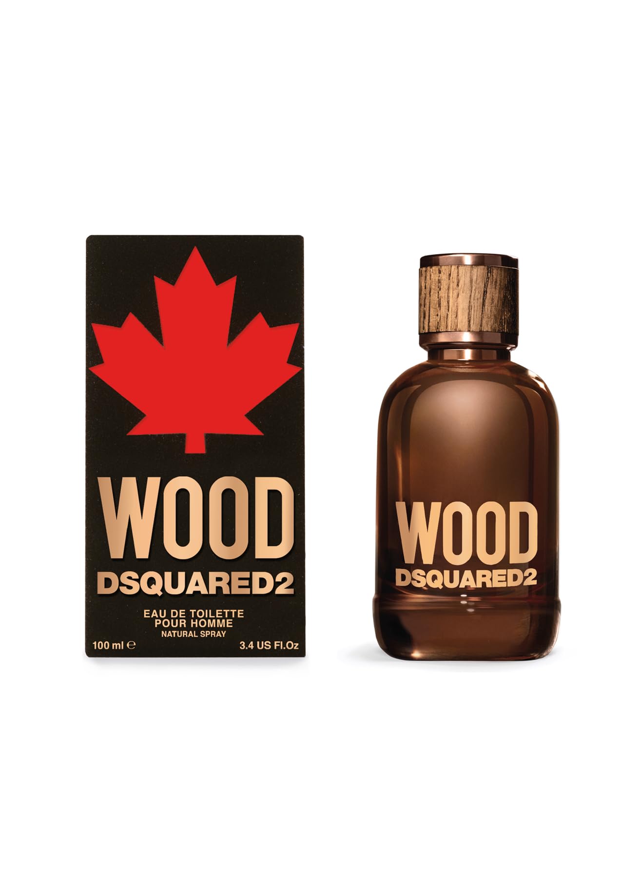 Dsquared2 Wood Men EDT bottle showcasing its woody scent profile for daily wear.