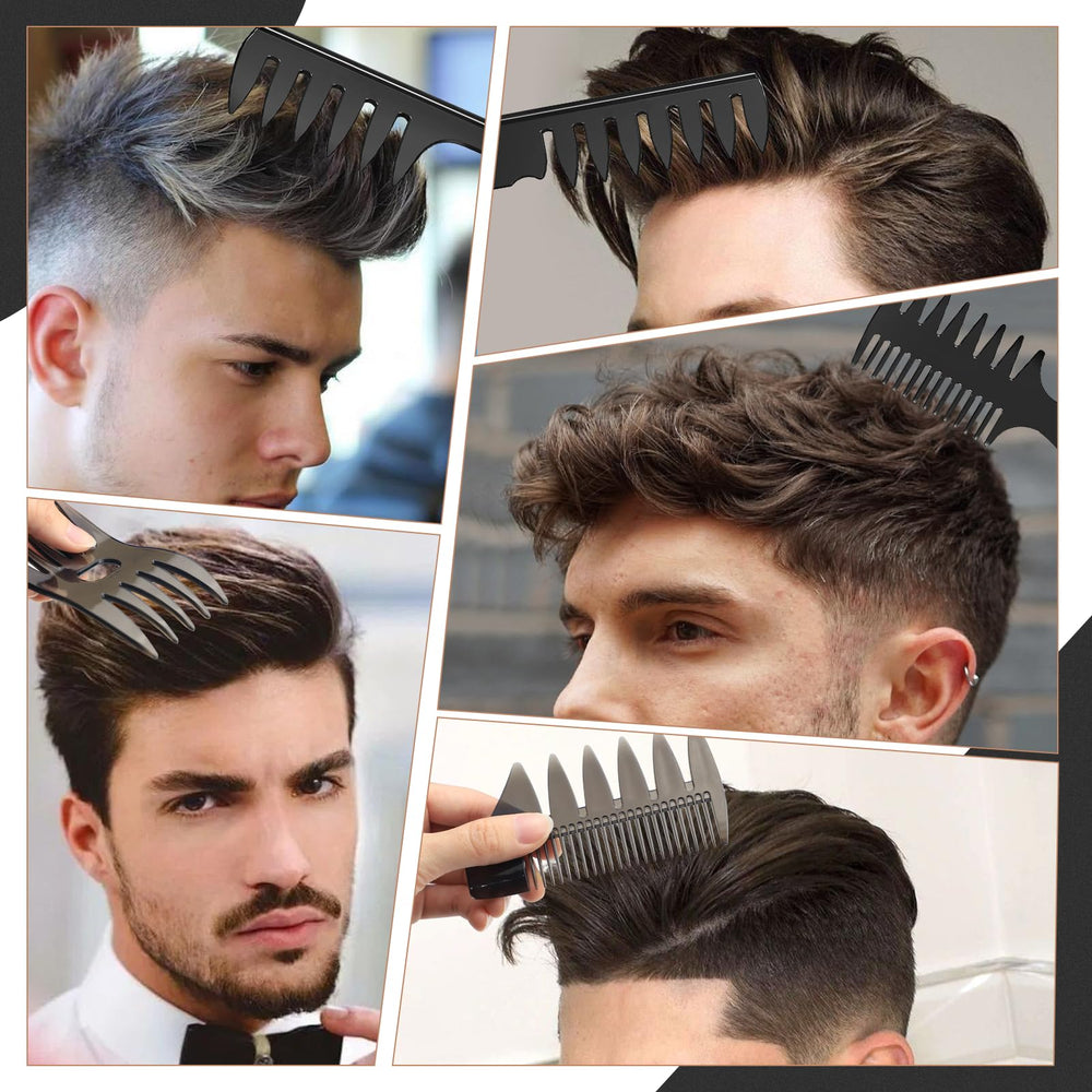 duaiu 7-in-1 hair brush set boxed as a premium gift for men.