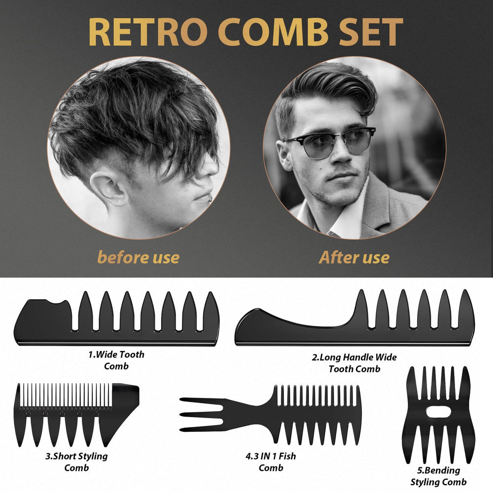 duaiu double-sided comb highlights versatile teeth for precise sectioning.