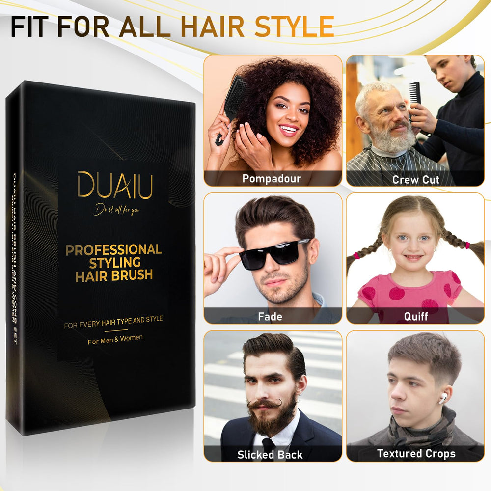 DUAIU easy-clean tool keeps brushes fresh with quick maintenance.
