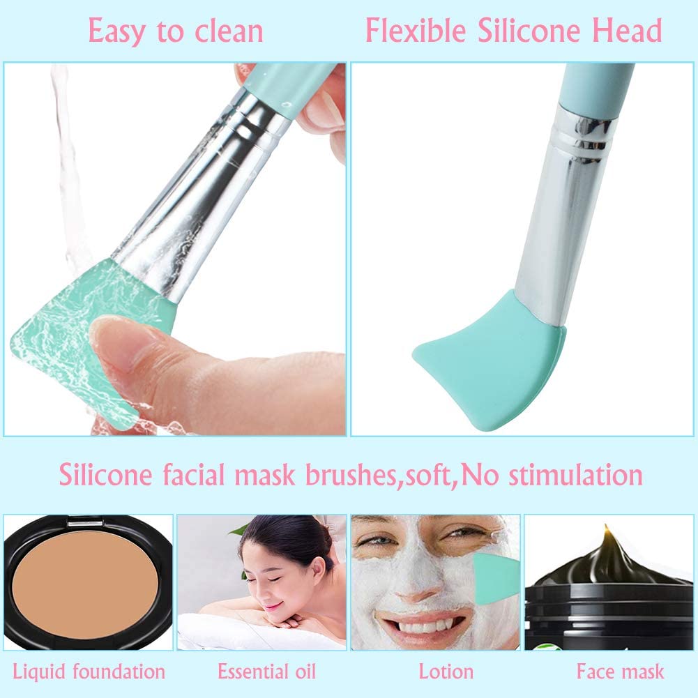 DUAIU eye-shadow brushes blue enable detailed blending for professional-looking lids.