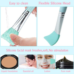 DUAIU eye-shadow brushes blue enable detailed blending for professional-looking lids.
