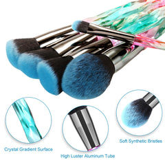 DUAIU 15-piece full set for eyes, face, and lips makeup applications.