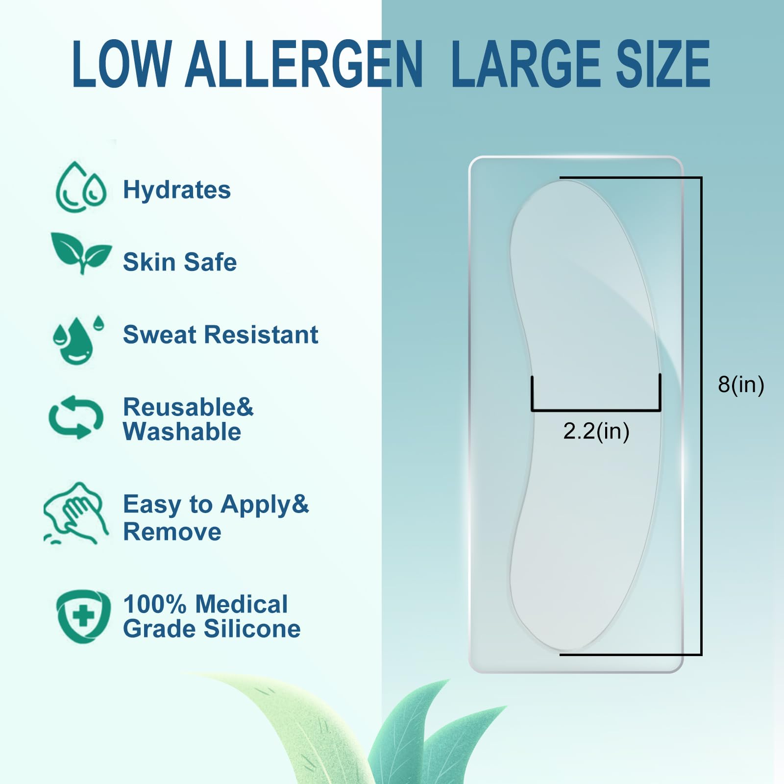 DubPirt reusable silicone patches demonstrating long-lasting and eco-friendly use.