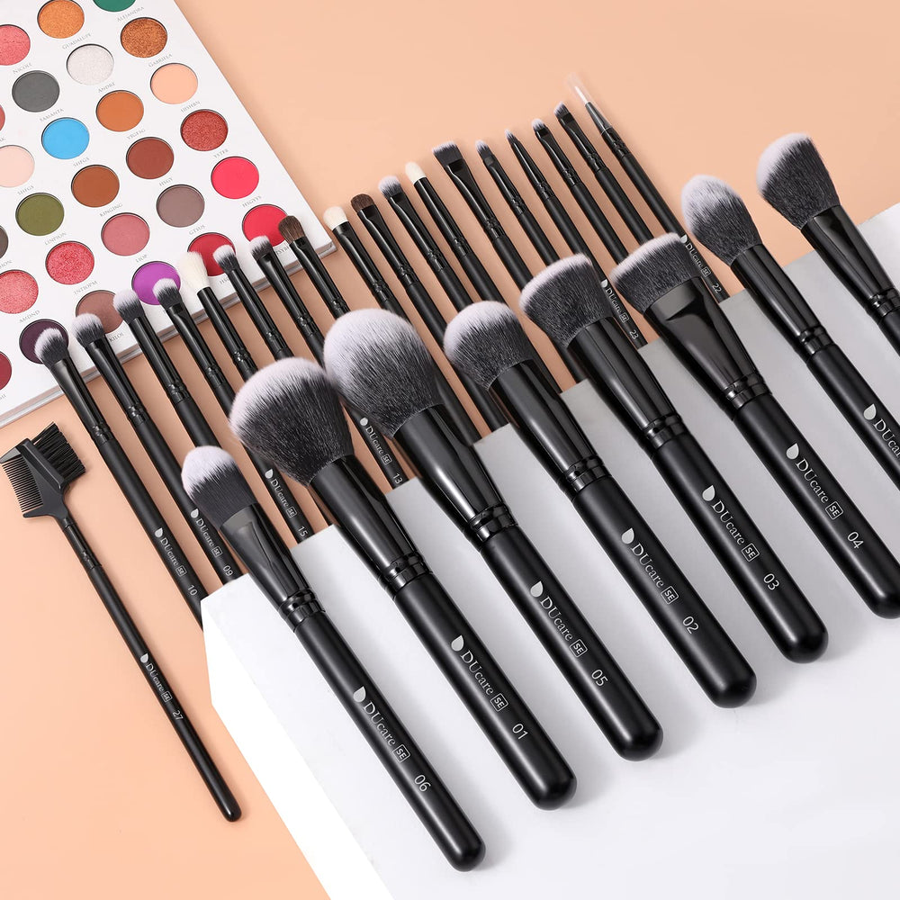 DUcare black classic design brush set durable luxury