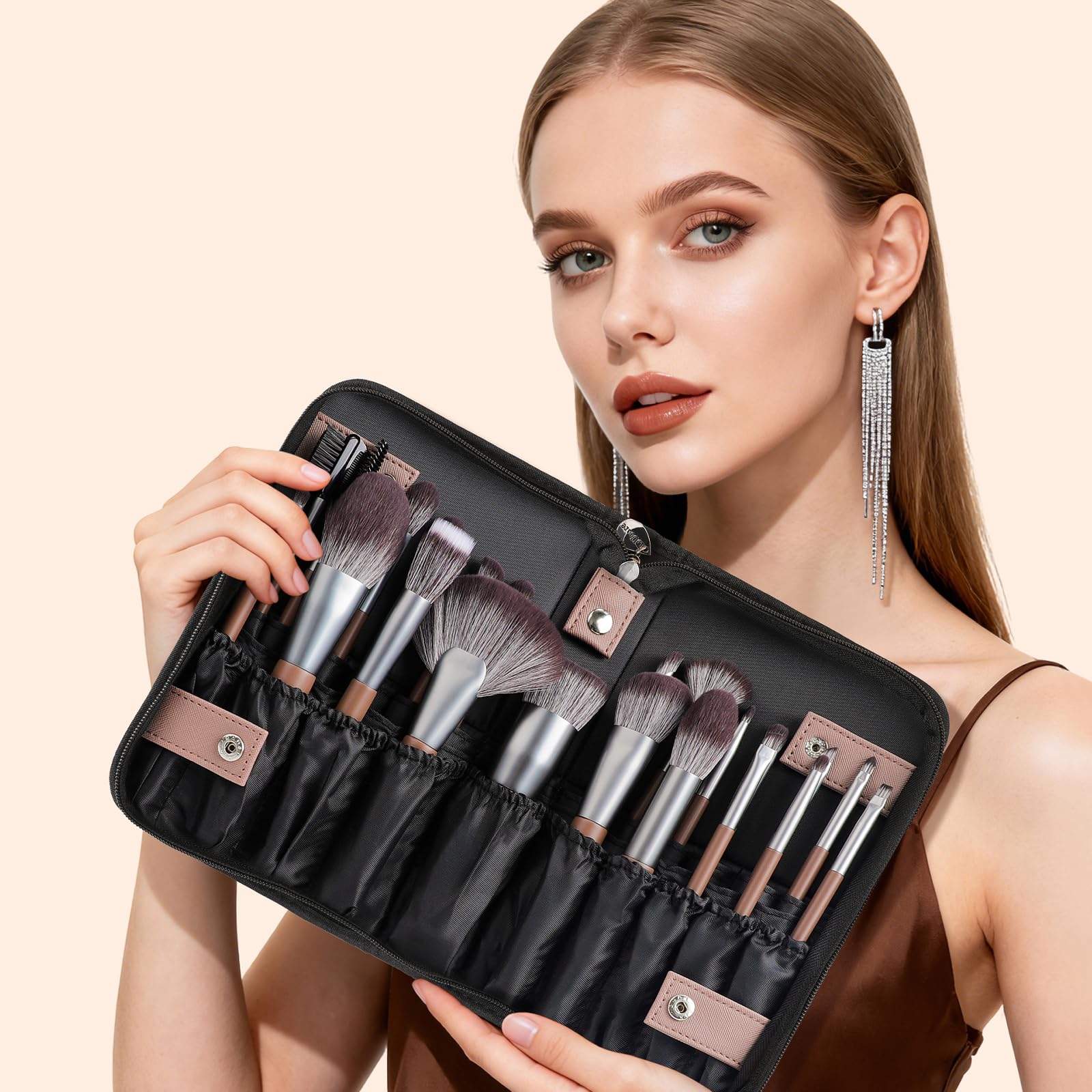 DUcare brush set in black recyclable gift box offers gift-ready presentation.