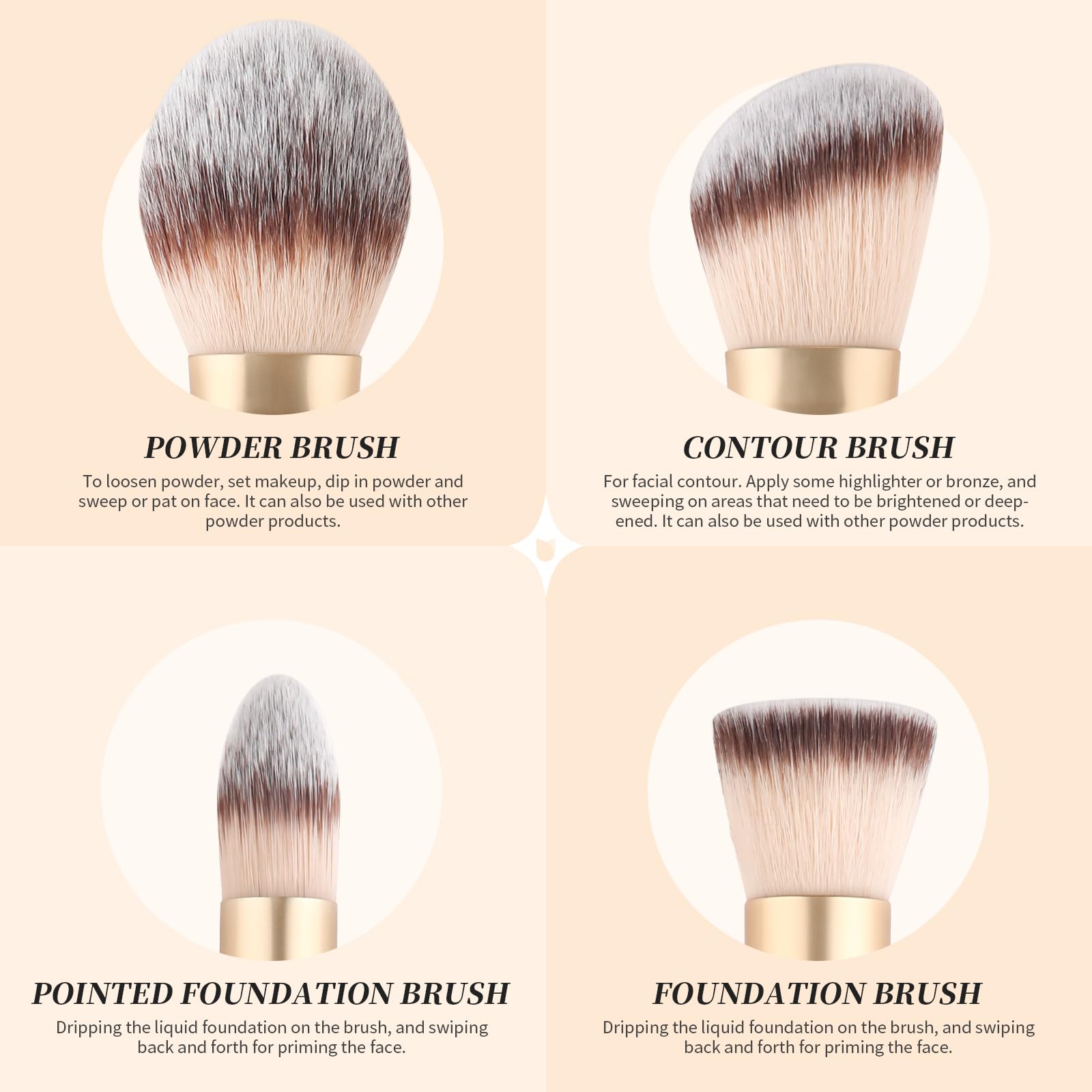 DUcare buffer-brush provides an even base on curves