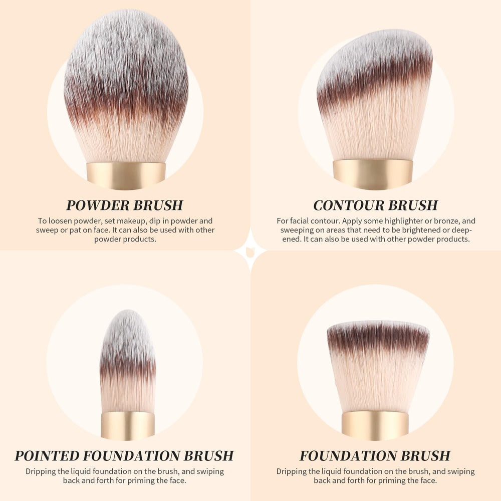 DUcare buffer-brush provides an even base on curves