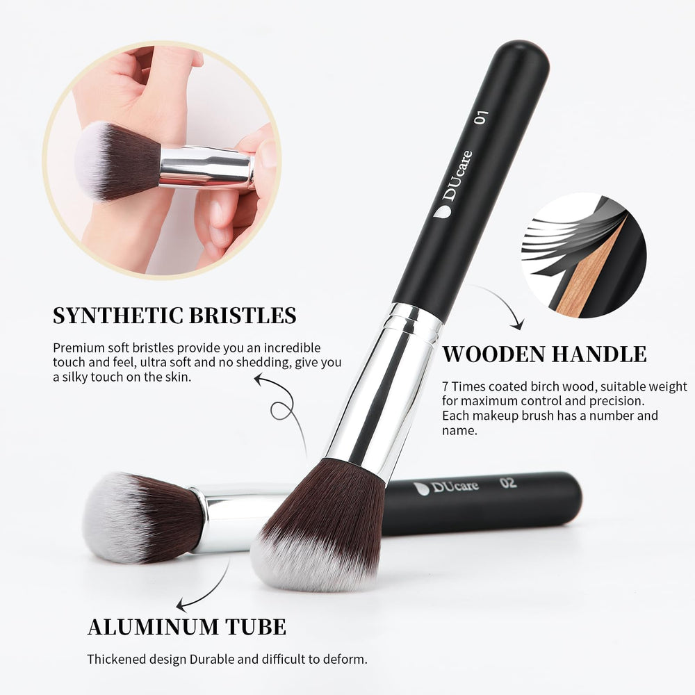 DUcare eyeshadow blending brush for seamless crease definition