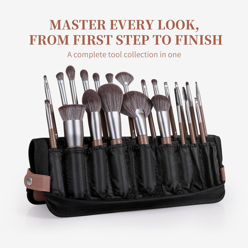 DUcare foundation, powder, blush brushes enable even coverage.