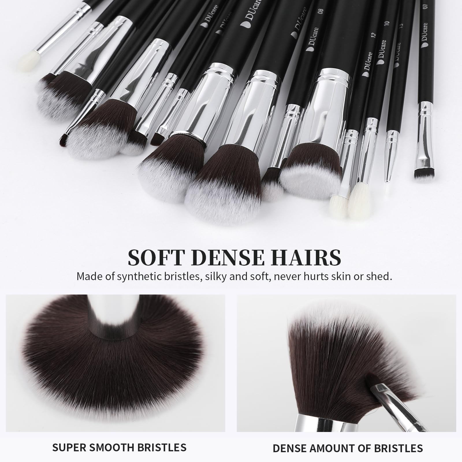 DUcare luxury cosmetic bag showcasing organized brush storage