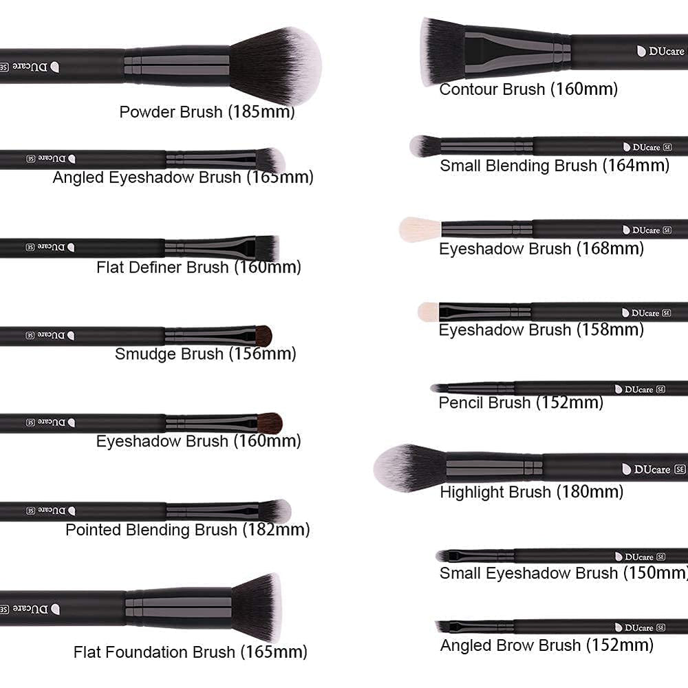 DUcare concealer/creams brush delivers precise coverage with minimal product absorption for targeted concealing.