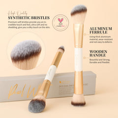 DUcare pointed-powder-brush for precise blush and bronzer