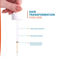 Ducray Creastim Reactiv lotion application close-up for easy daily use.