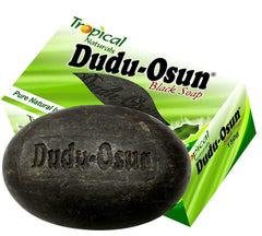 Dudu-Osun black soap 5-pack label close-up highlights natural ingredients