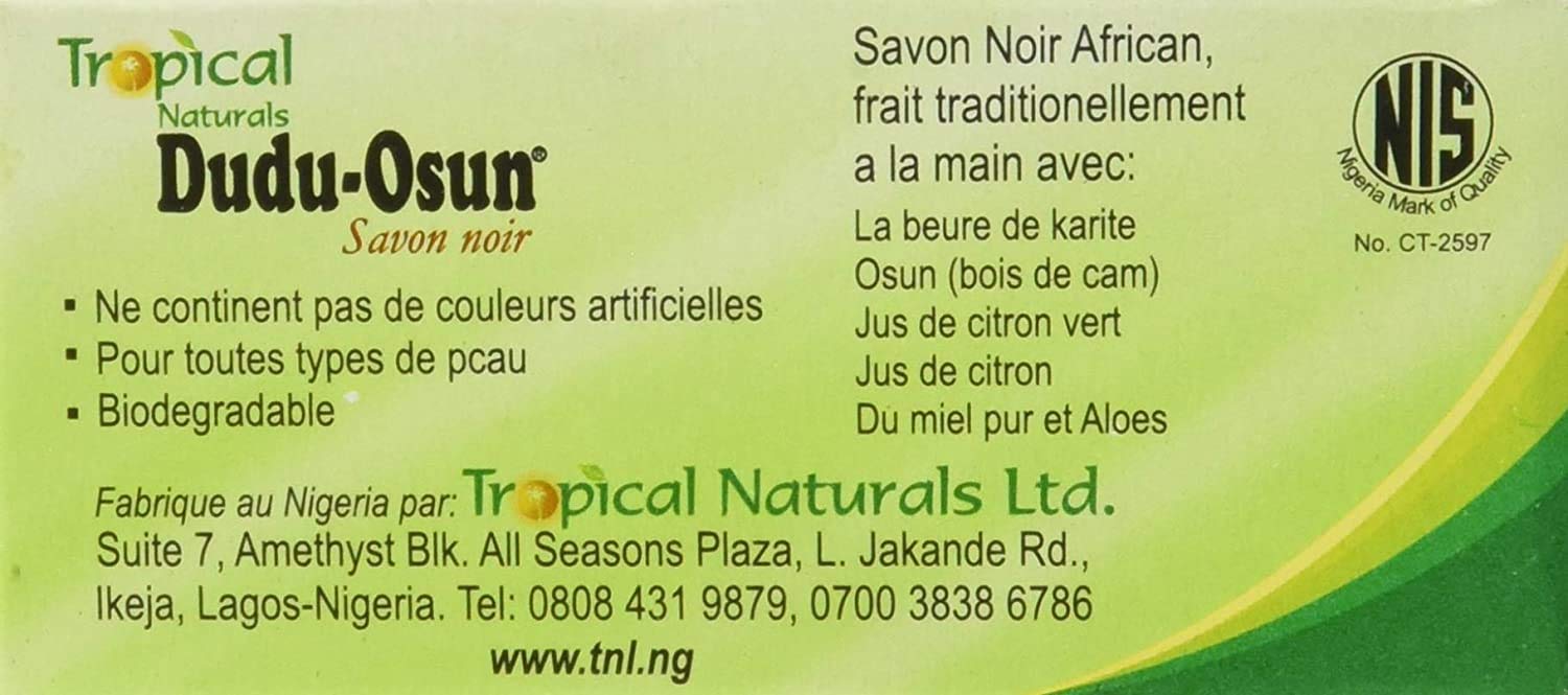 Dudu-Osun 5-pack stacked on shelf for family skincare routines