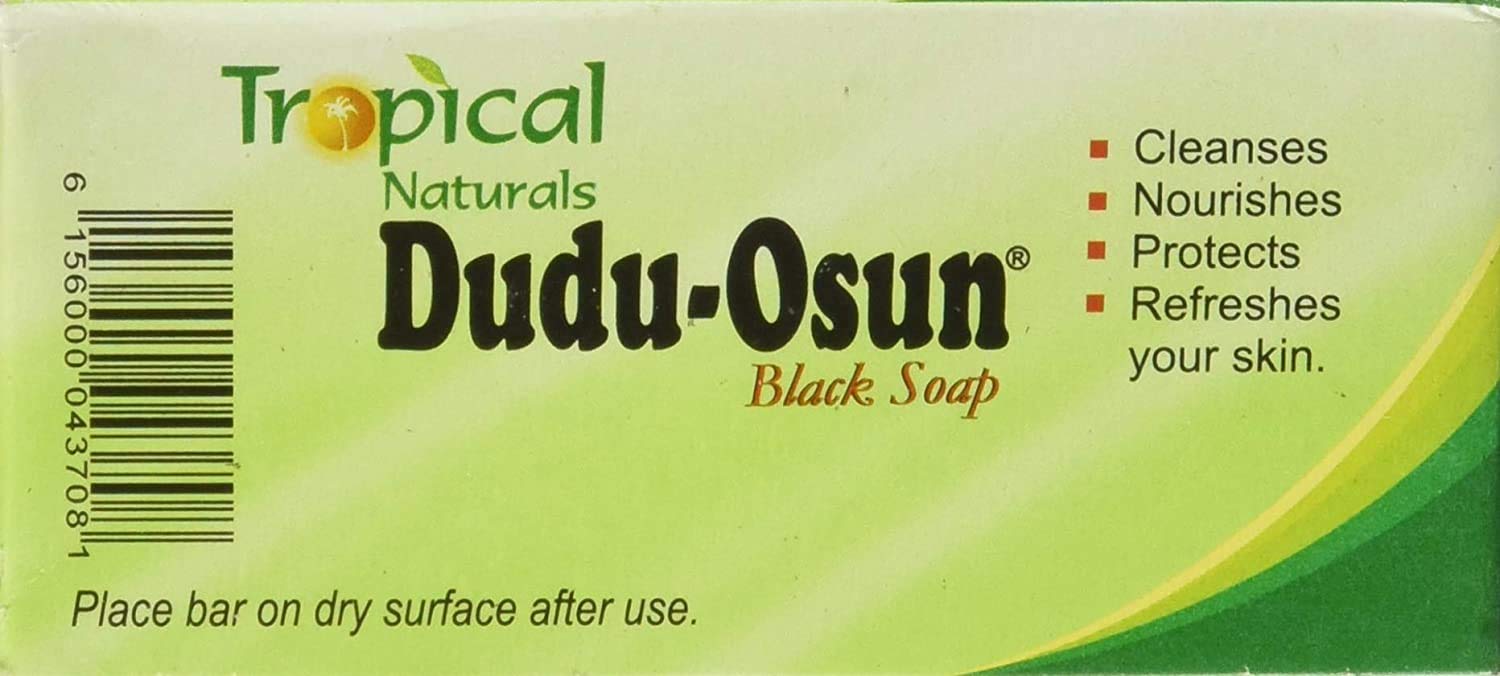 Dudu-Osun ingredients like shea butter shown on label for nourishment