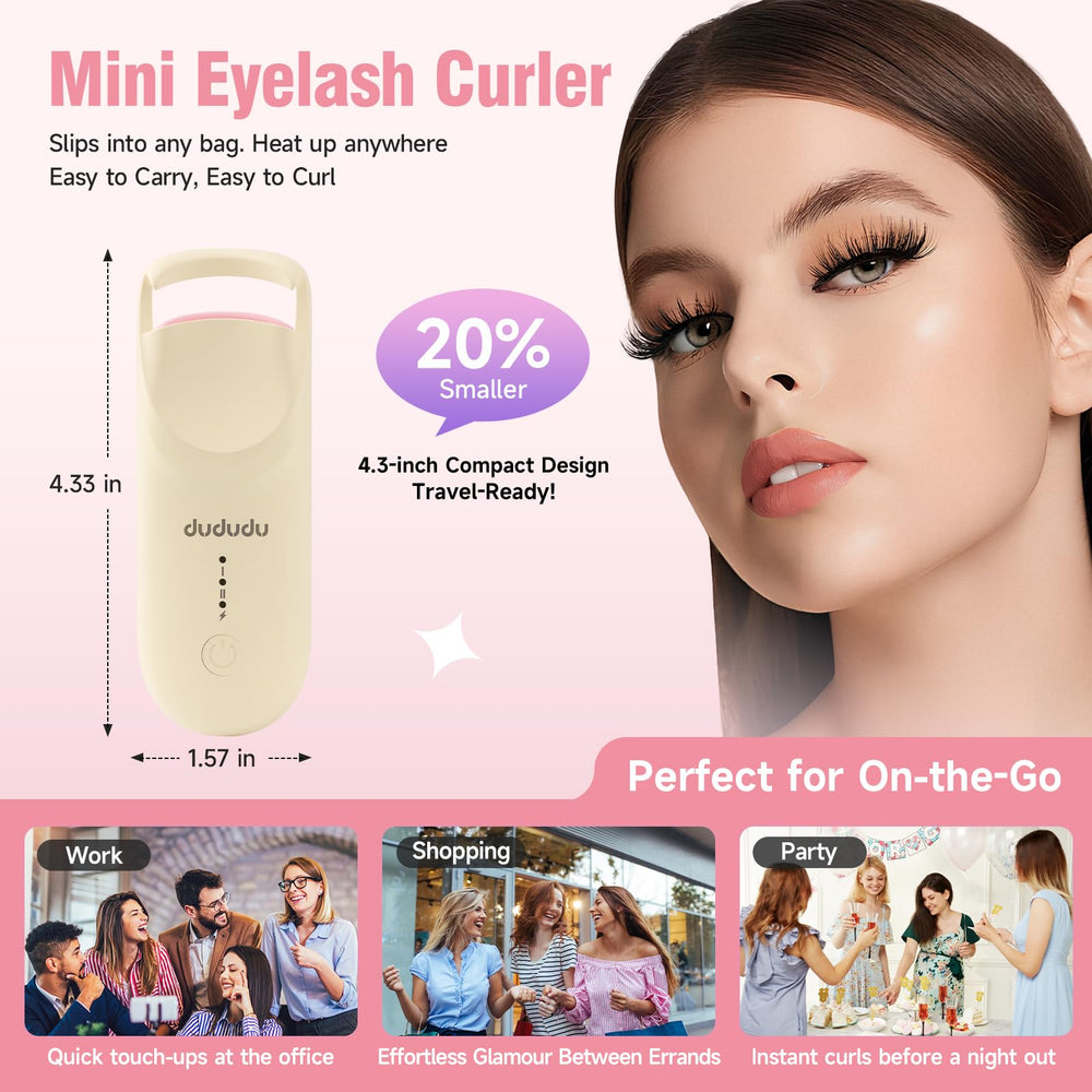 DUDUDU curler with auto shutoff for safe use