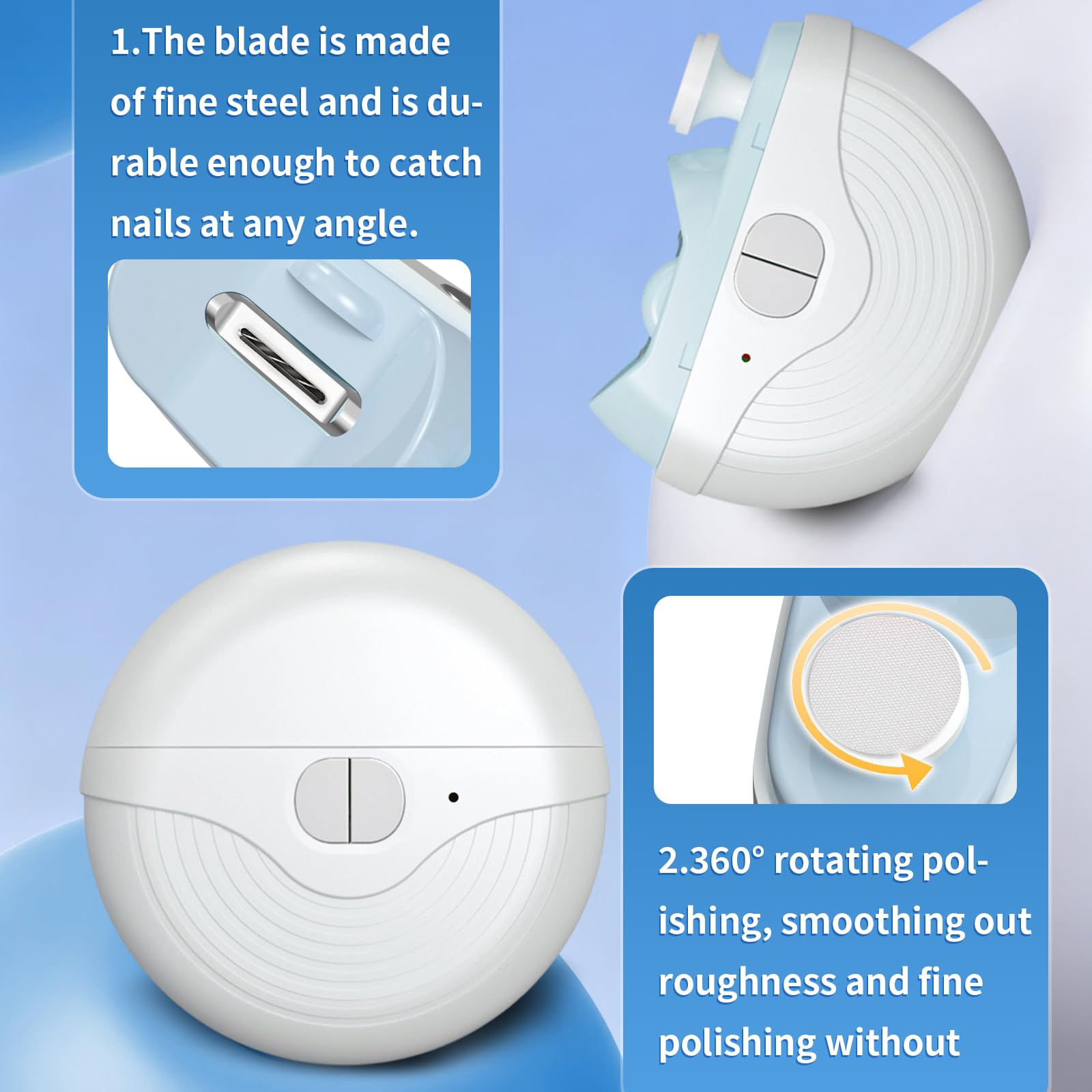 Dufuphae nails-trimmer nail clipping storage for clean routines
