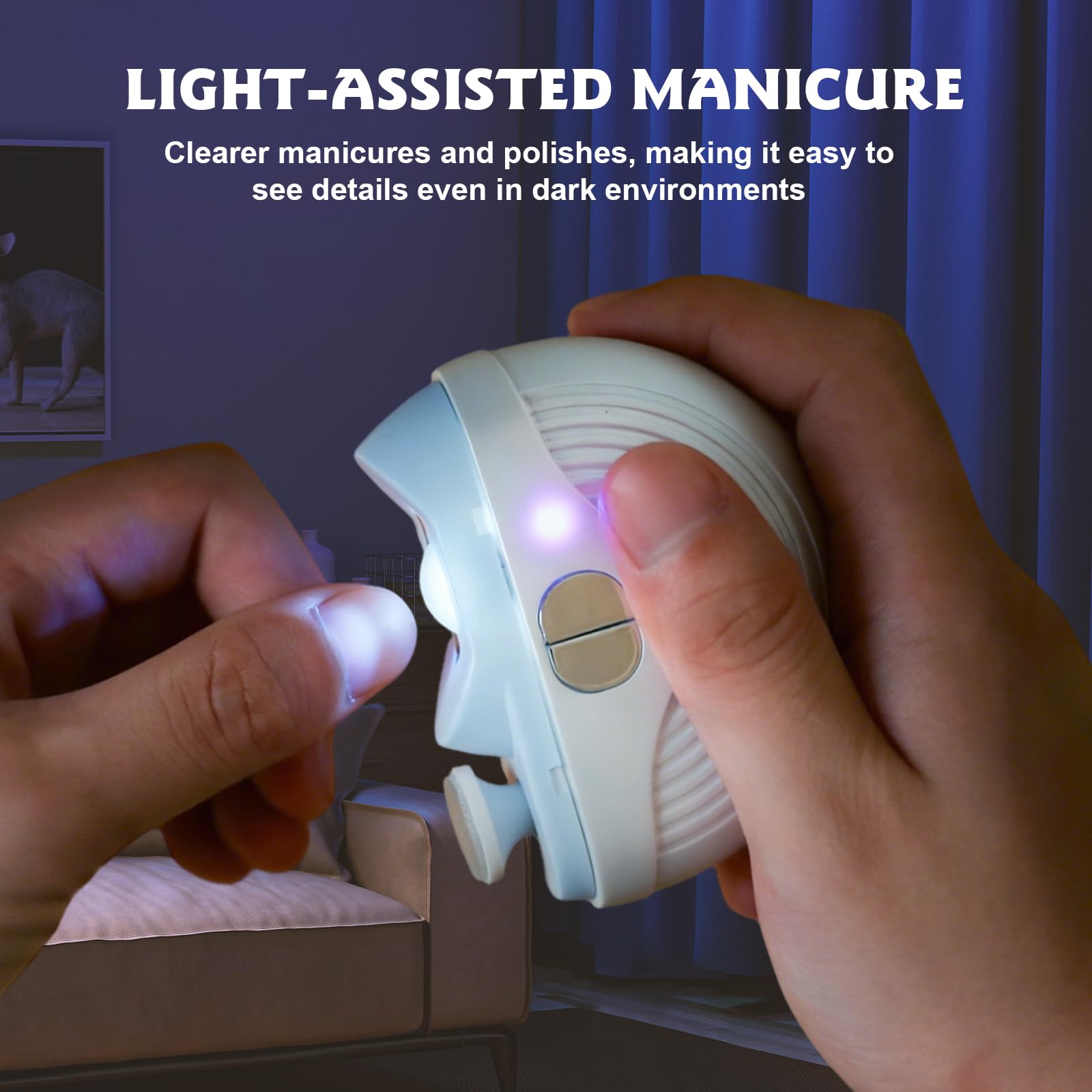 Dufuphae nails-trimmer polishing edge for smooth finish