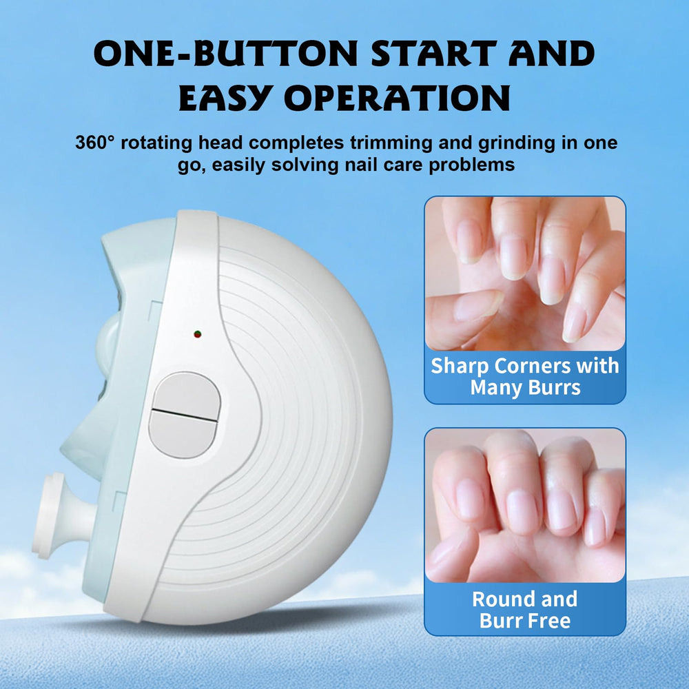 Dufuphae nails-trimmer white housing with ergonomic design