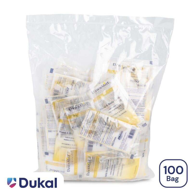 Dukal DawnMist vitamin E label close-up signals nourishing skin support.