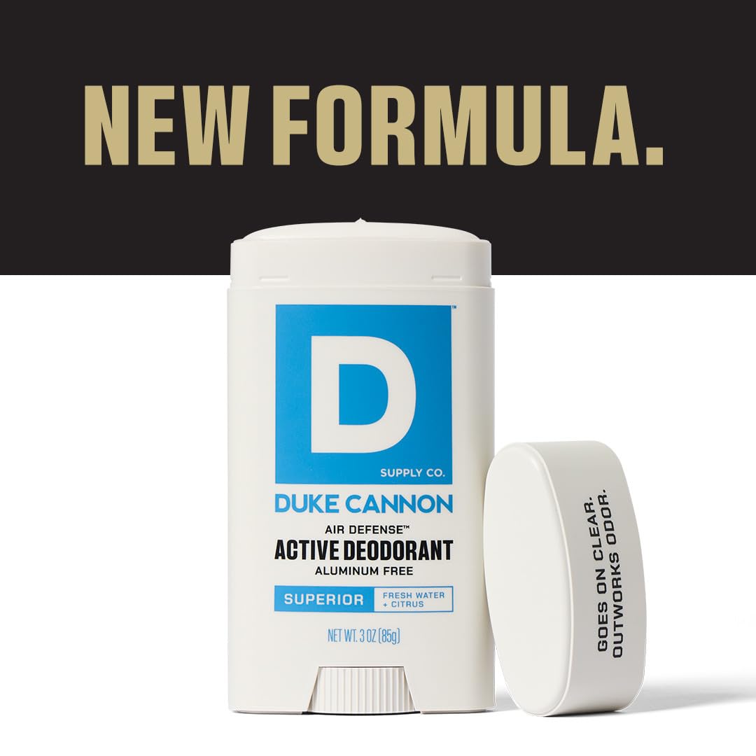 Duke Cannon Aloe Vera Vitamin E skin-care ingredient highlight.
