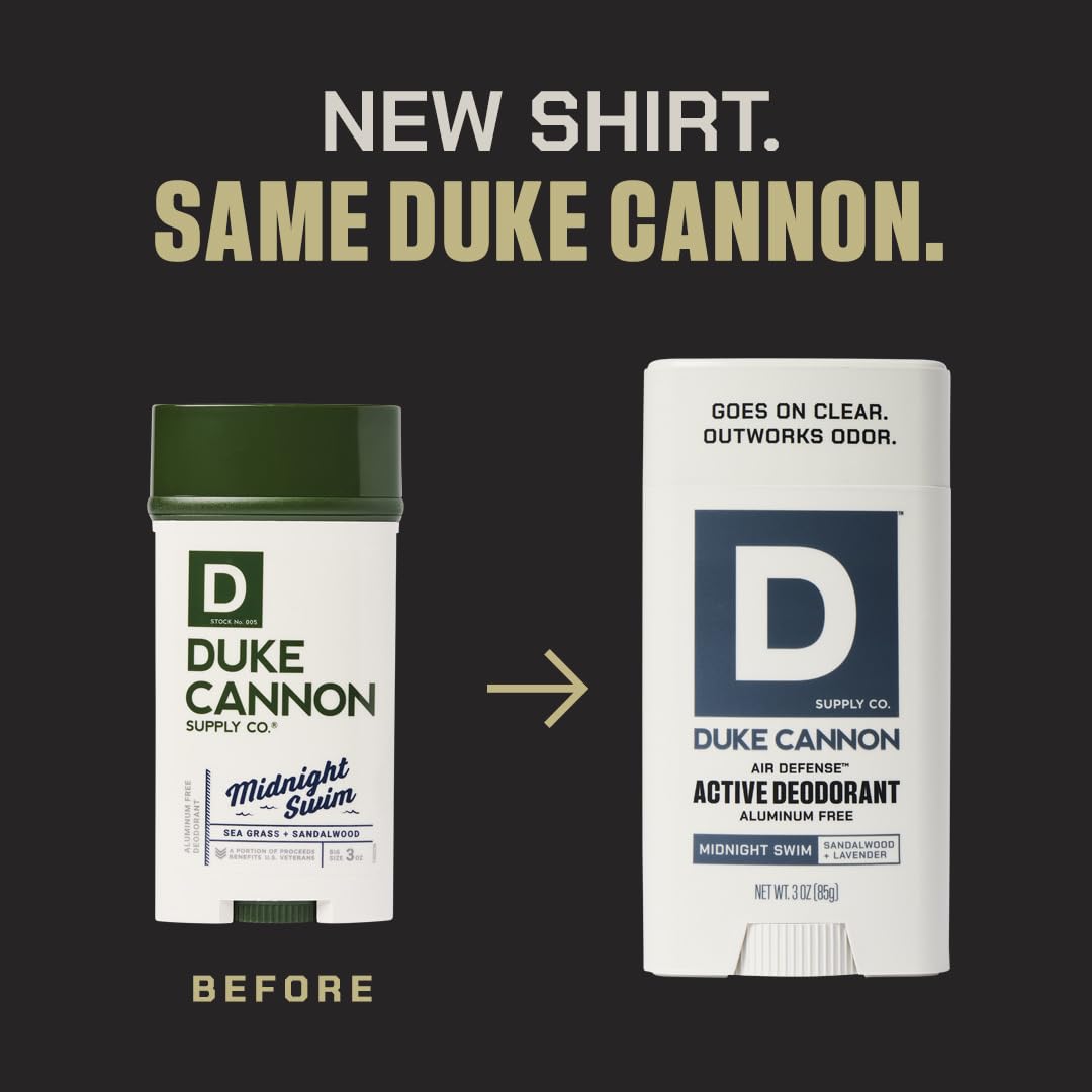 Duke Cannon Alpine Air Cedarwood label detail.