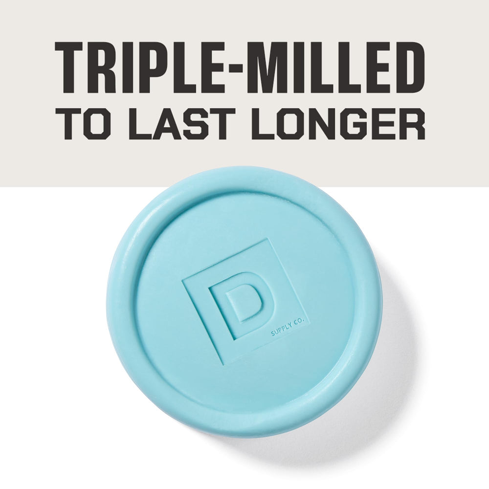 Duke Cannon Bar Soap Puck triple-milled lather promotes thorough cleansing and exfoliation.