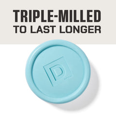 Duke Cannon Bar Soap Puck triple-milled lather promotes thorough cleansing and exfoliation.