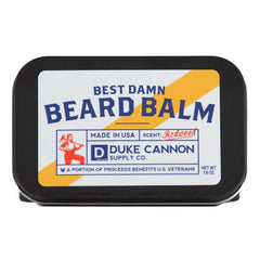 Duke Cannon Best Beard Balm application looks smooth and manageable.