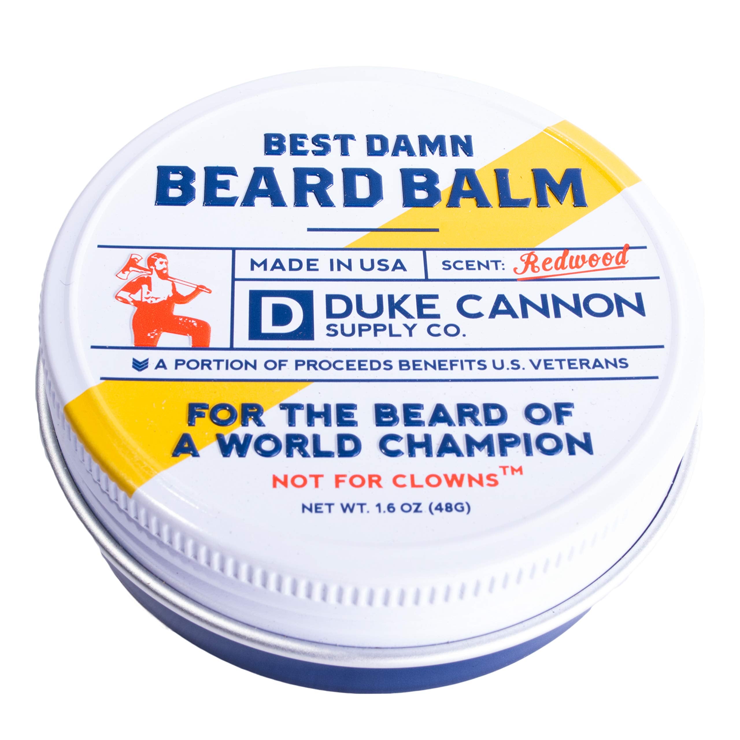 Duke Cannon beard oil bottle with dropper enables easy daily use.