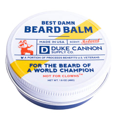 Duke Cannon beard oil bottle with dropper enables easy daily use.