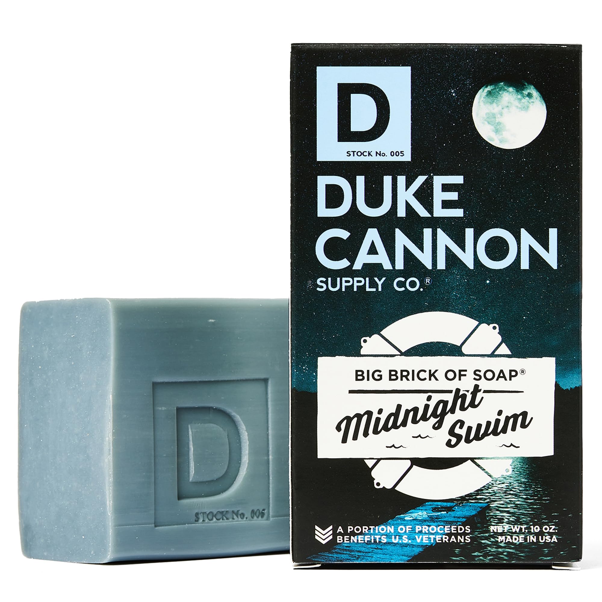 Duke Cannon 10 oz bar with citrus-cedar scent for daily use