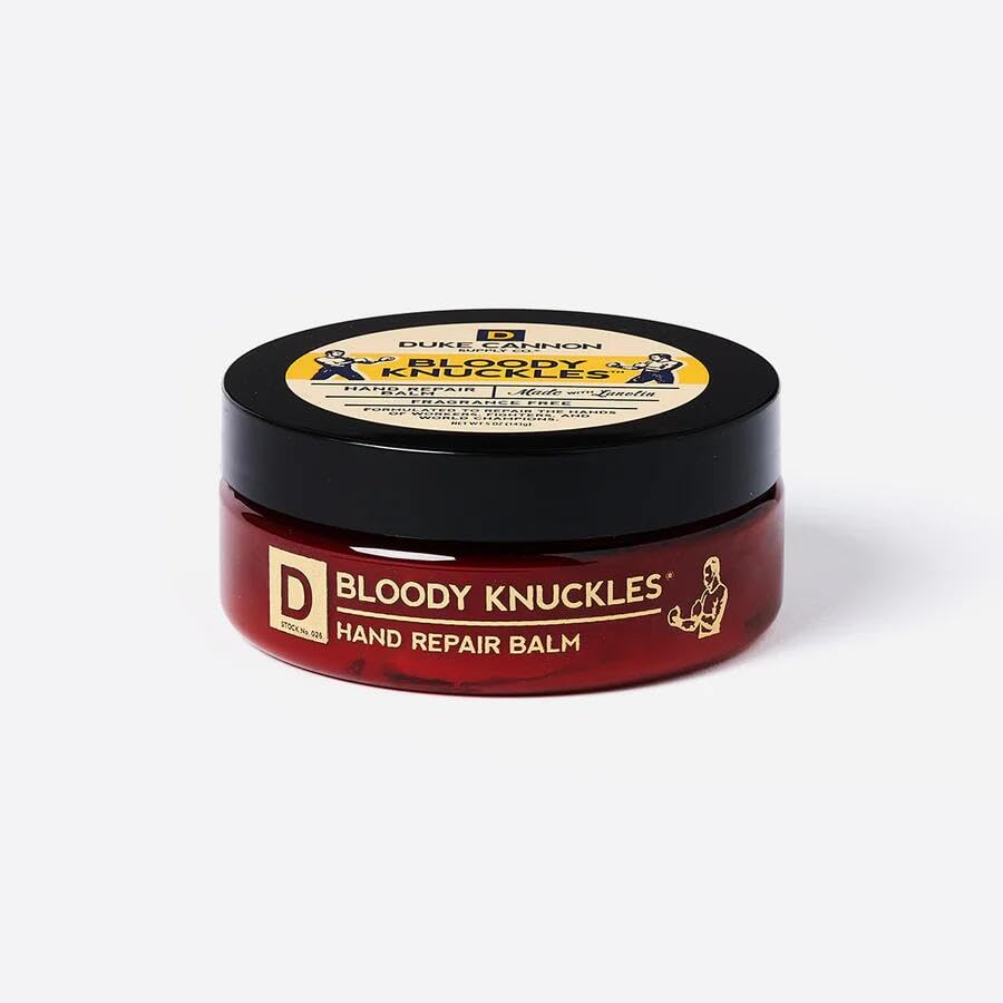 Quick absorption of Duke Cannon Bloody Knuckles balm on skin