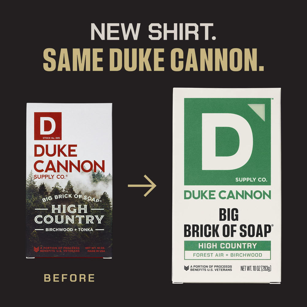 Duke Cannon brick bar soap bundle 4-pack offers long-lasting value for grooming.