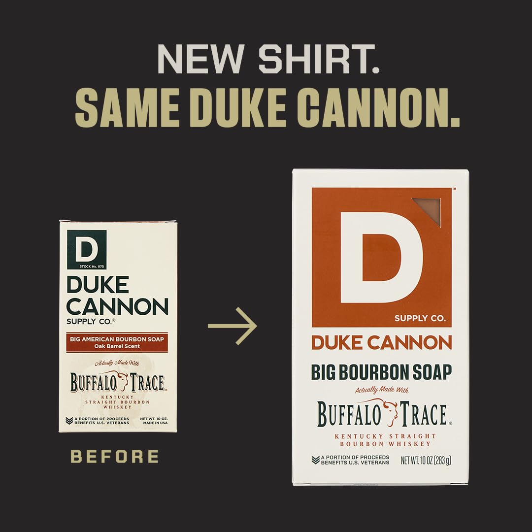 Duke Cannon Extra Large Soap Bundle bourbon bar for rugged clean with bold warmth.