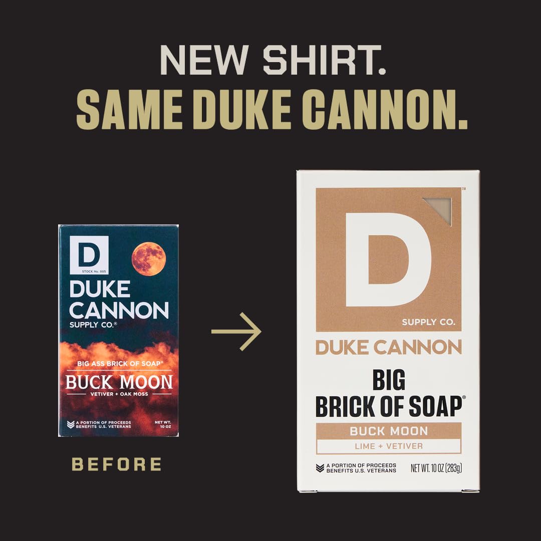 Duke Cannon Tobacco Leaf Soap Bar with smoky scent for bold, everyday cleanse.