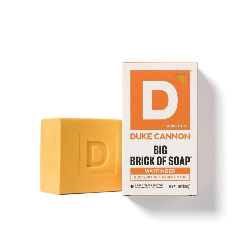 Duke Cannon High Country bar soap 10oz with cedar scent for outdoorsy mornings.