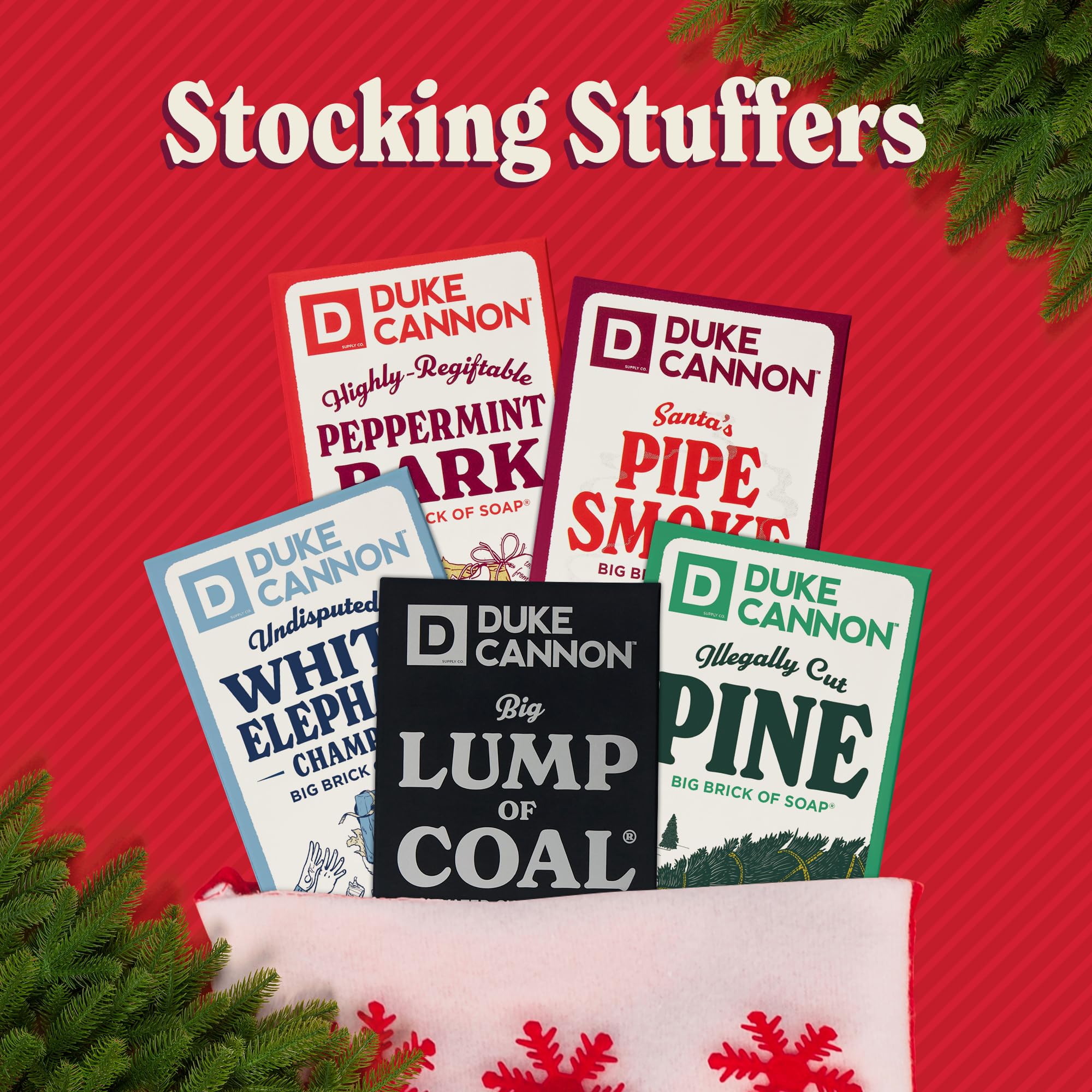 Duke Cannon Lump of Coal soap ideal for daily wash or gifting.