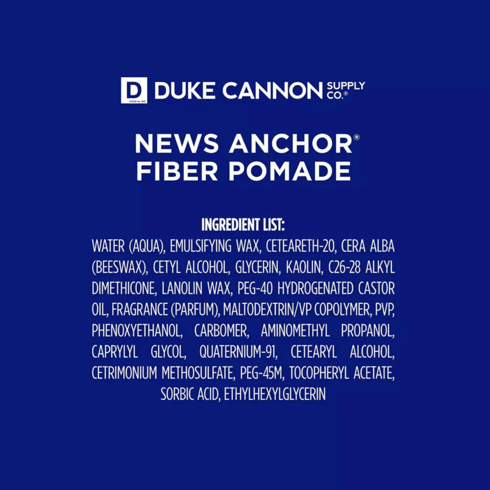 Duke Cannon Fiber Pomade adds volume and texture for fuller hair